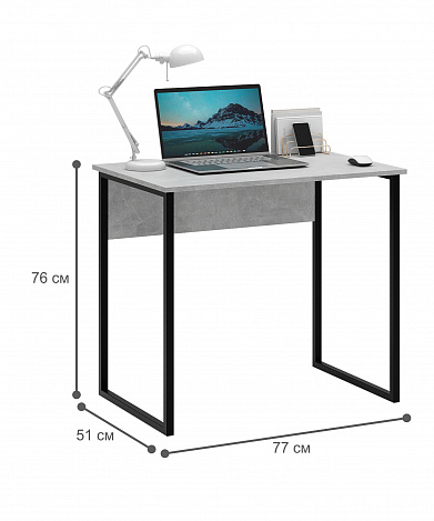 Стол письменный Уно-110 - бетон