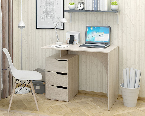 Стол компьютерный Нейт-1 - дуб сонома