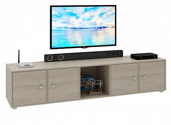 ТВ Тумба Прайм-51-1 подвесная / напольная - дуб сонома