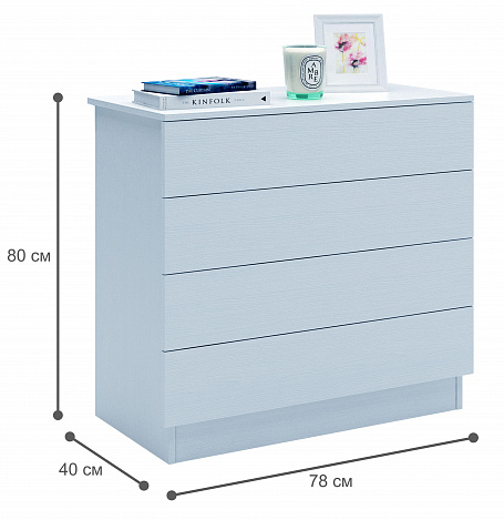 Комод Уно-22 - белый