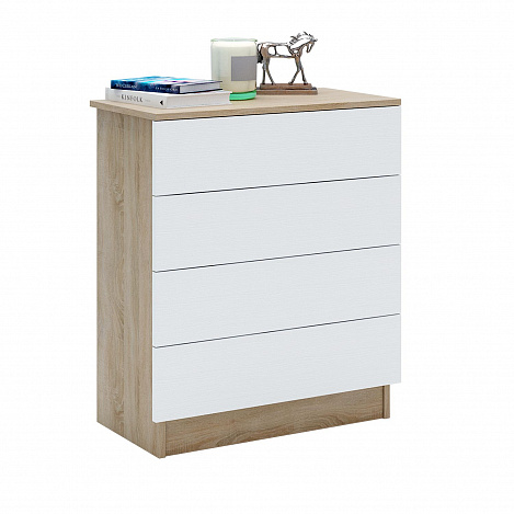 Комод Уно-29 - дуб сонома / белый