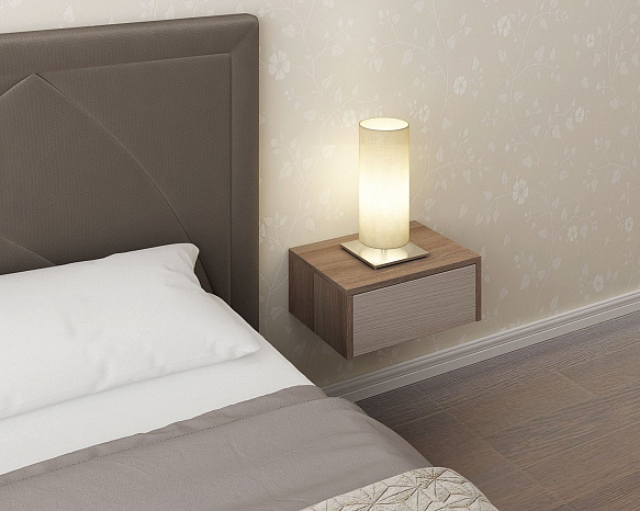 Тумба подвесная Уно-48 - ясень шимо темный / ясень шимо светлый