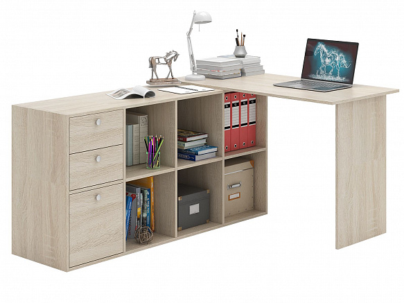 Угловой стол Прайм-53 - дуб сонома