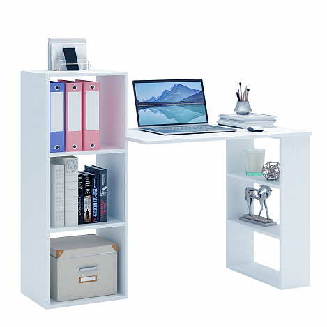 Стол-стеллаж Витто-27 - белый