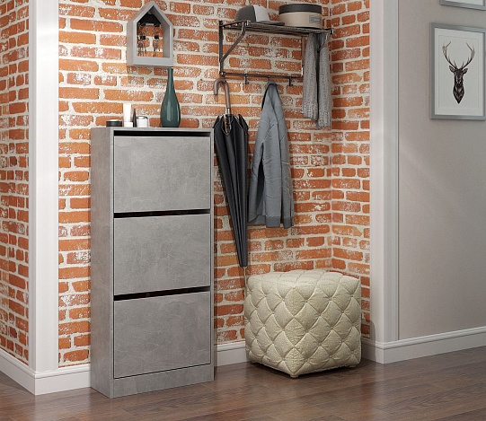 Обувница Уно-54 - бетон