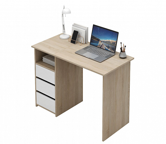 Стол письменный Витто-30 - дуб сонома / белый