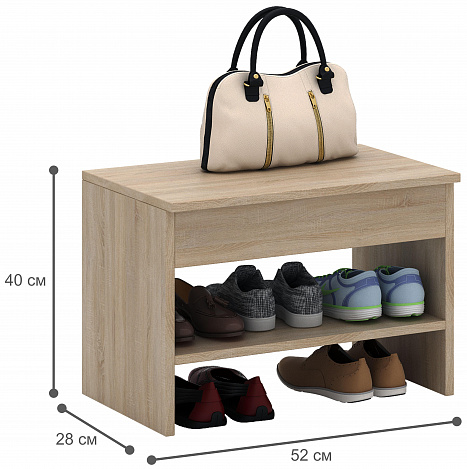 Обувница Уно-56 - дуб сонома