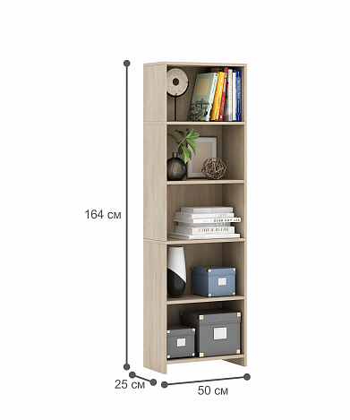 Стеллаж Файн-101 - дуб сонома