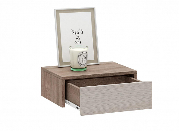 Тумба подвесная Уно-48 - ясень шимо темный / ясень шимо светлый