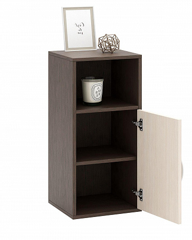 Тумба-Полка Уно-140 - венге / дуб молочный