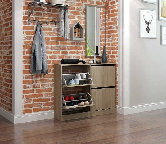 Обувница Уно-51 - дуб сонома