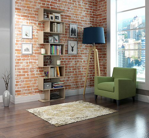 Стеллаж Файн-02 - дуб сонома