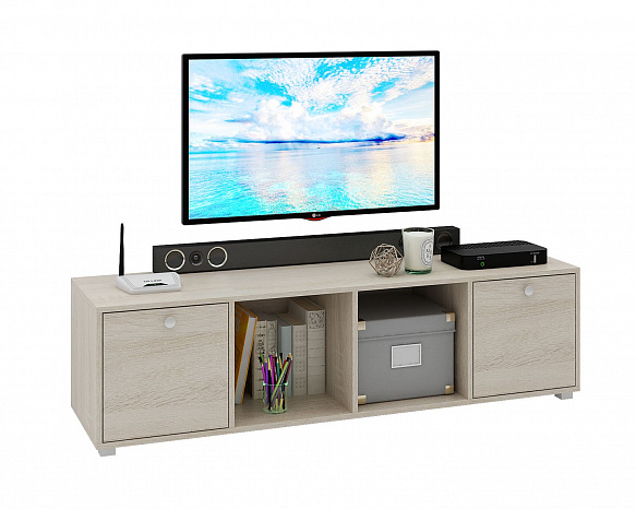 ТВ Тумба Прайм-41-5 подвесная / напольная - дуб сонома